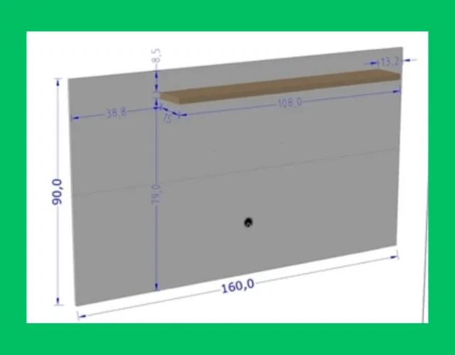 Rack e Painel para TV de ATÉ 50" Polegadas 2 Portas Adega Nicho SUPER OFERTA PEGUE E LEVE - Foto 3