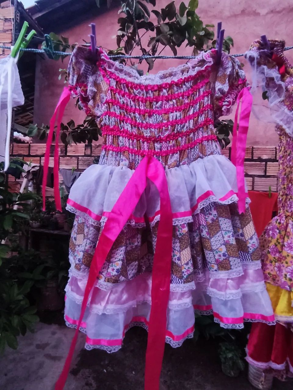 Vestido Infantil Festa Junina