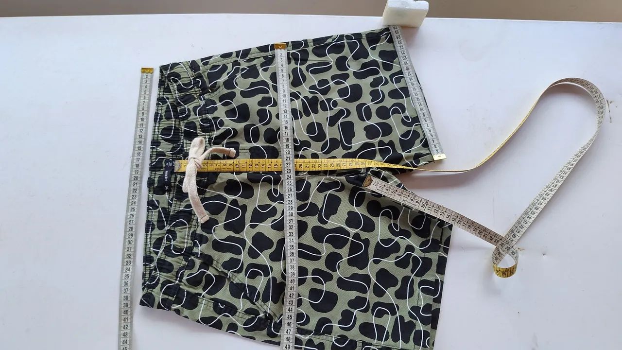 Bermudas Shorts Em Sarja Estampado P - Foto 4