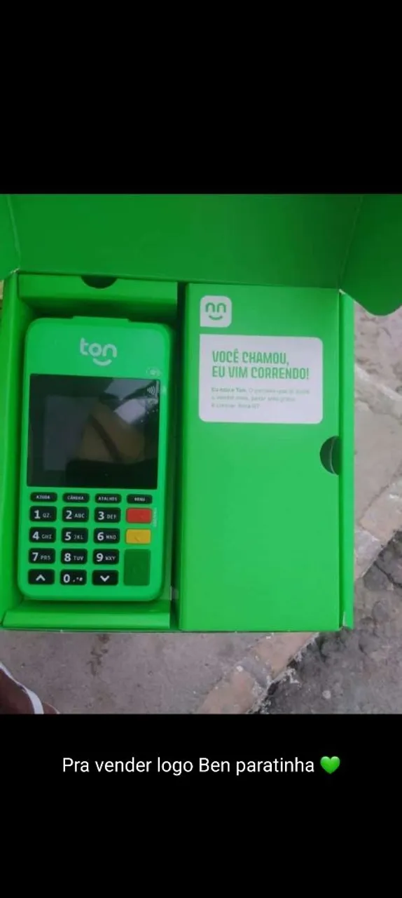 Máquina de cartão Ton - Pronta Entrega!