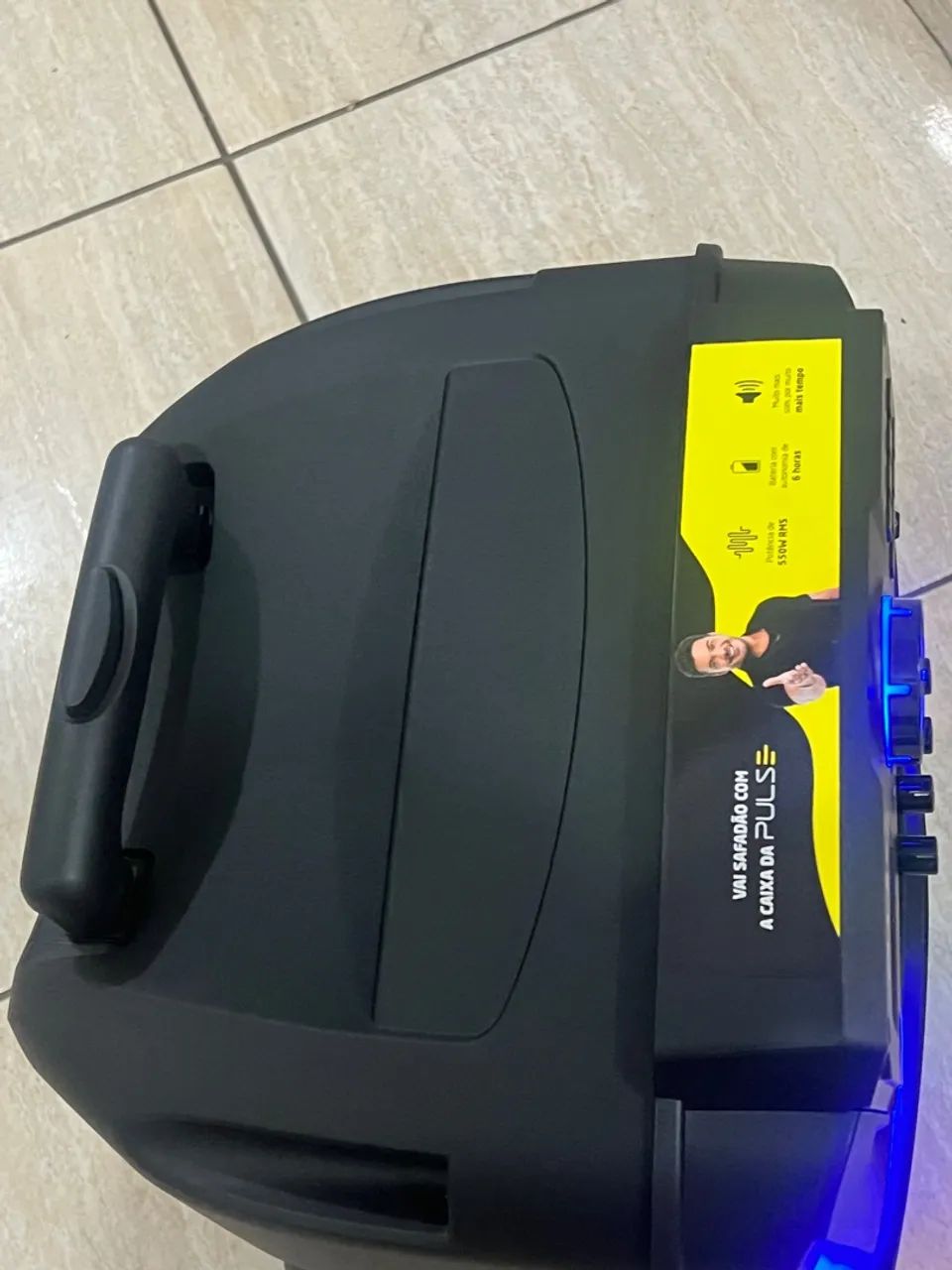 Caixa de Som Portátil com Bluetooth Pulse - Foto 5