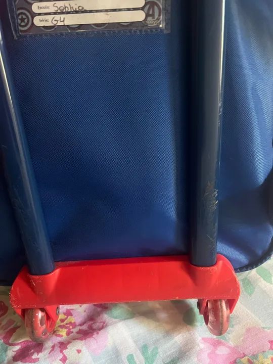 Mochila de rodinhas Capitão América - Nova - Foto 3