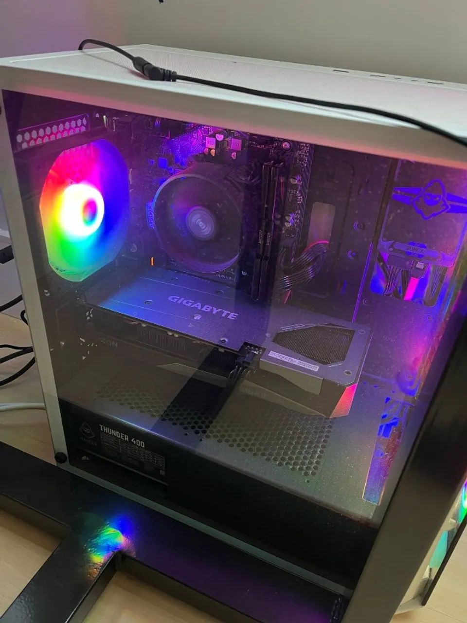 Computador Gamer COMPLETO (CPU + Monitor + Teclado + Fone + Mouse) - Foto 4