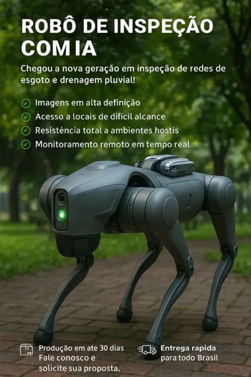 VENDA Robô especializado para inspeção de redes, articulado e com Inteligência Artificial - Foto 3