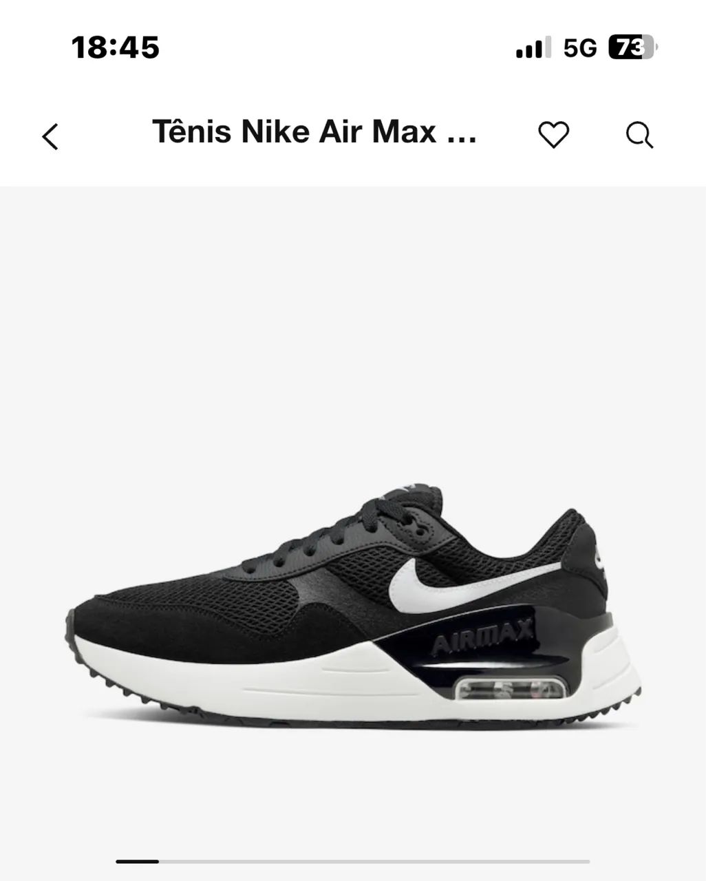 Tênis Original NIKE  (NOVO) AIR MAX SYSTM