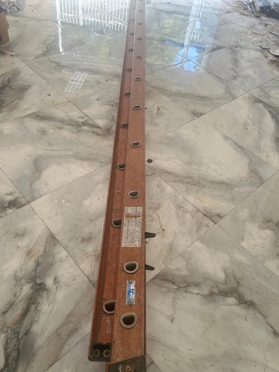 Escada Extensível de Fibra 20 degrus 6mts- Profissional