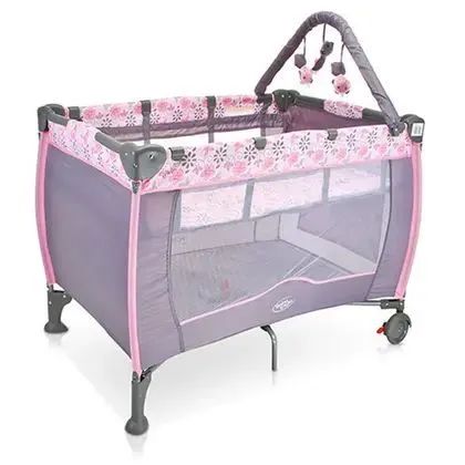 Berço portátil para bebê baby style Rosa
