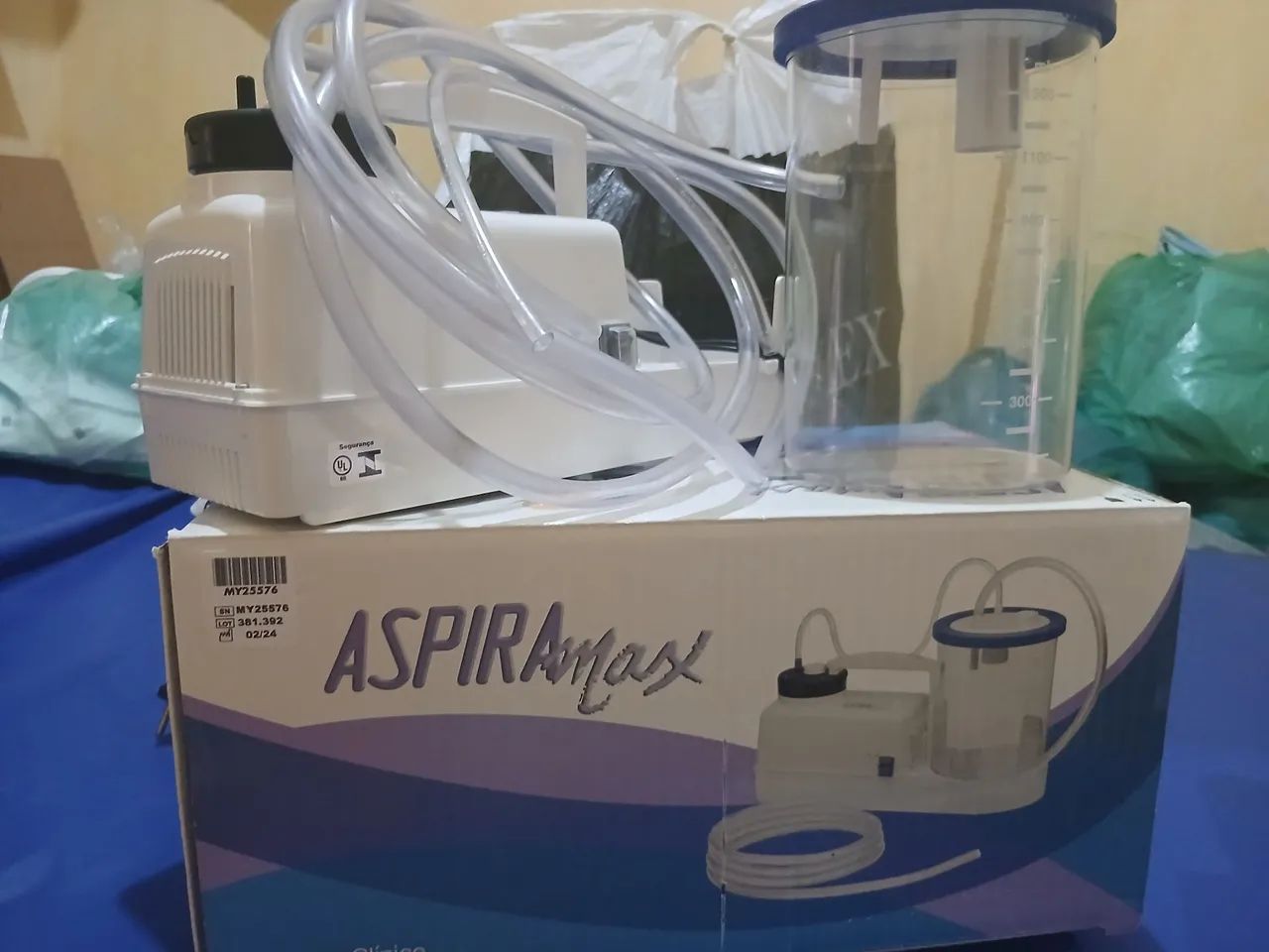 Cama hospitalar completa e aspirador - Foto 6