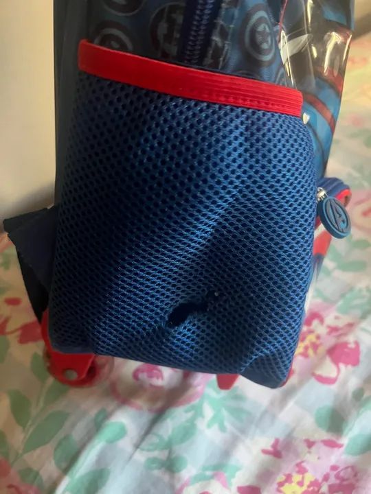 Mochila de rodinhas Capitão América - Nova - Foto 2