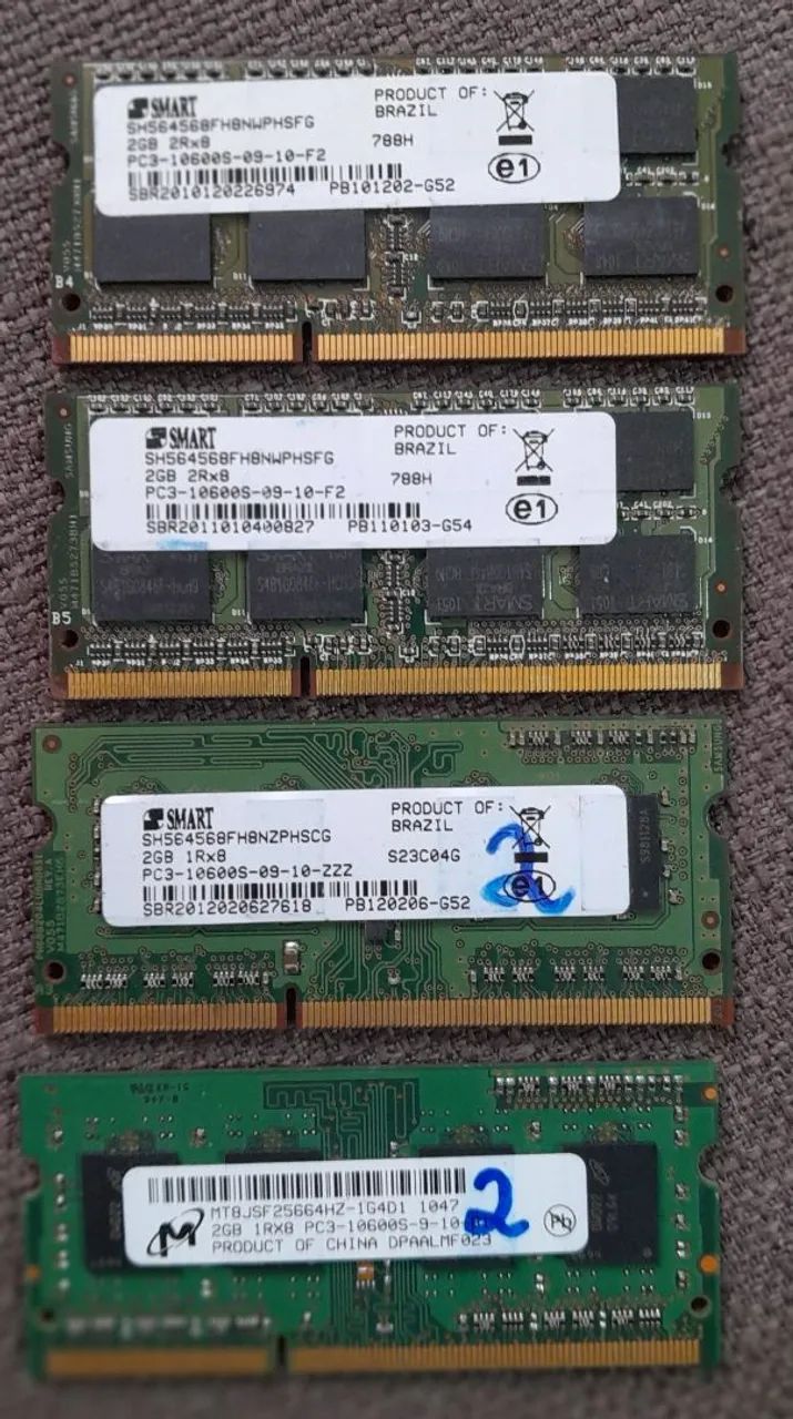 Memória de 2 gb DDR 3 para notebooks  - Foto 4