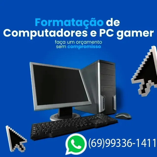 Formatação de Computadores/Notebook e PC Gamer