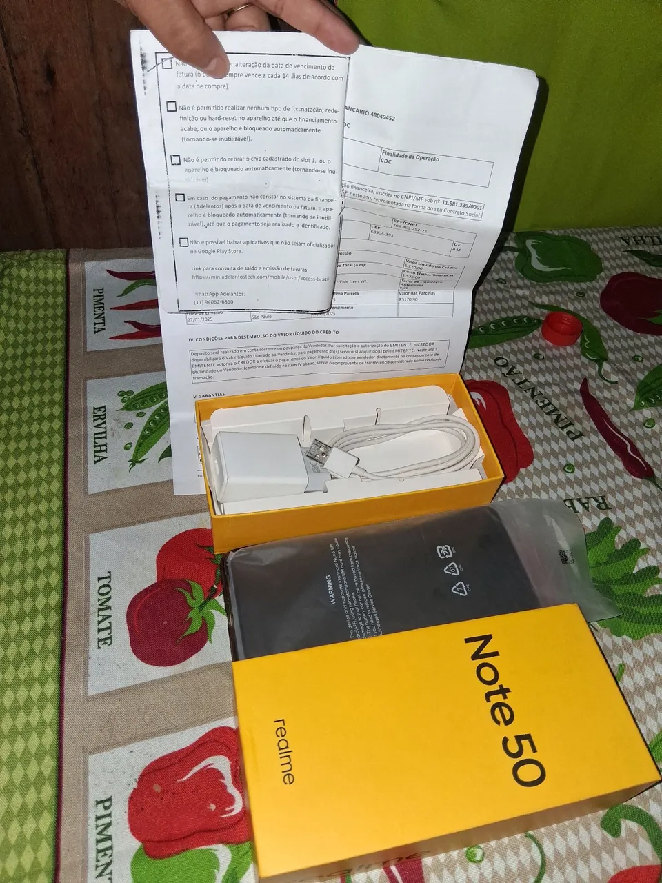 Vendo celular realme not 50 novo na caixa