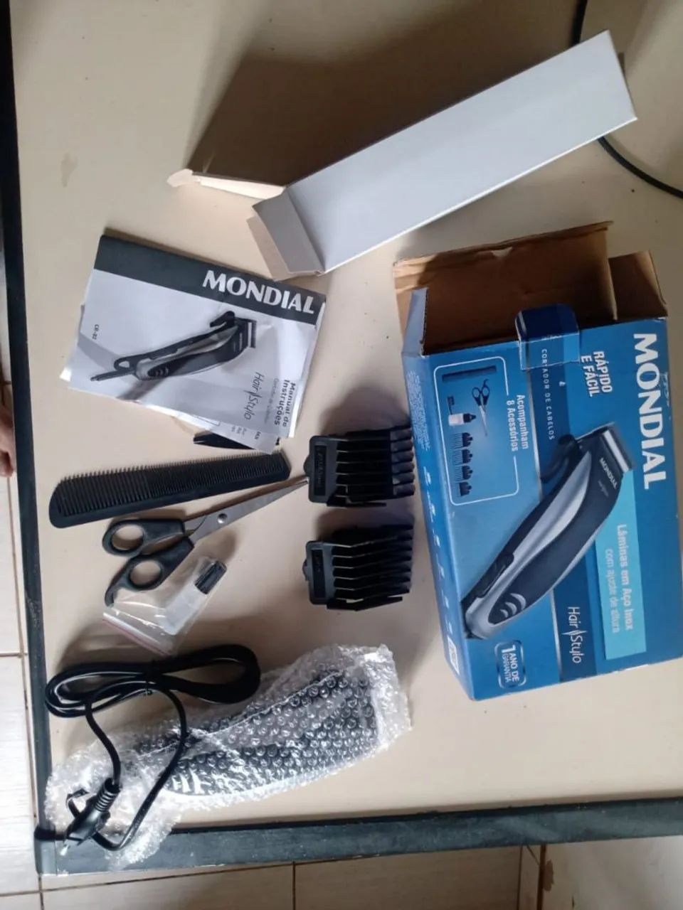 Máquina de Cortar Cabelo Mondial NOVA - Foto 5