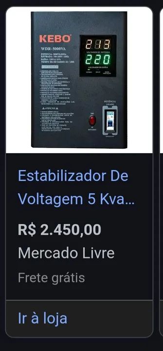 Estabilizador de voltagem novo - Foto 2