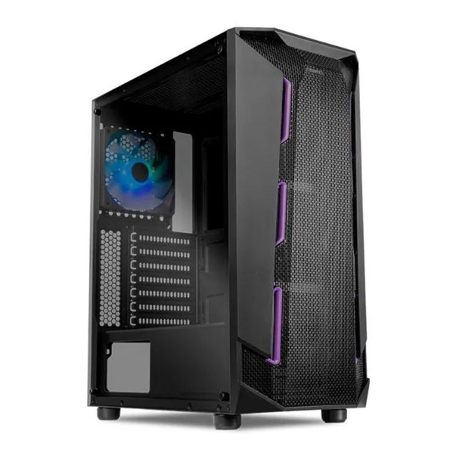 [NOVO]Oportunidade! Gabinete Gamer Mancer Revenant + Fan Cooler. Vidro Temperado. 