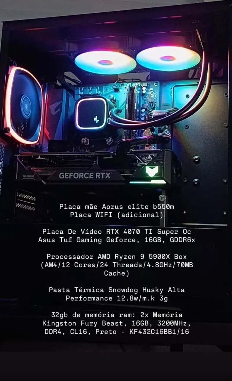 SETUP HIGH-END COMPLETO (PC + 2 MONITORES QHD + PERIFÉRICOS) - Foto 5