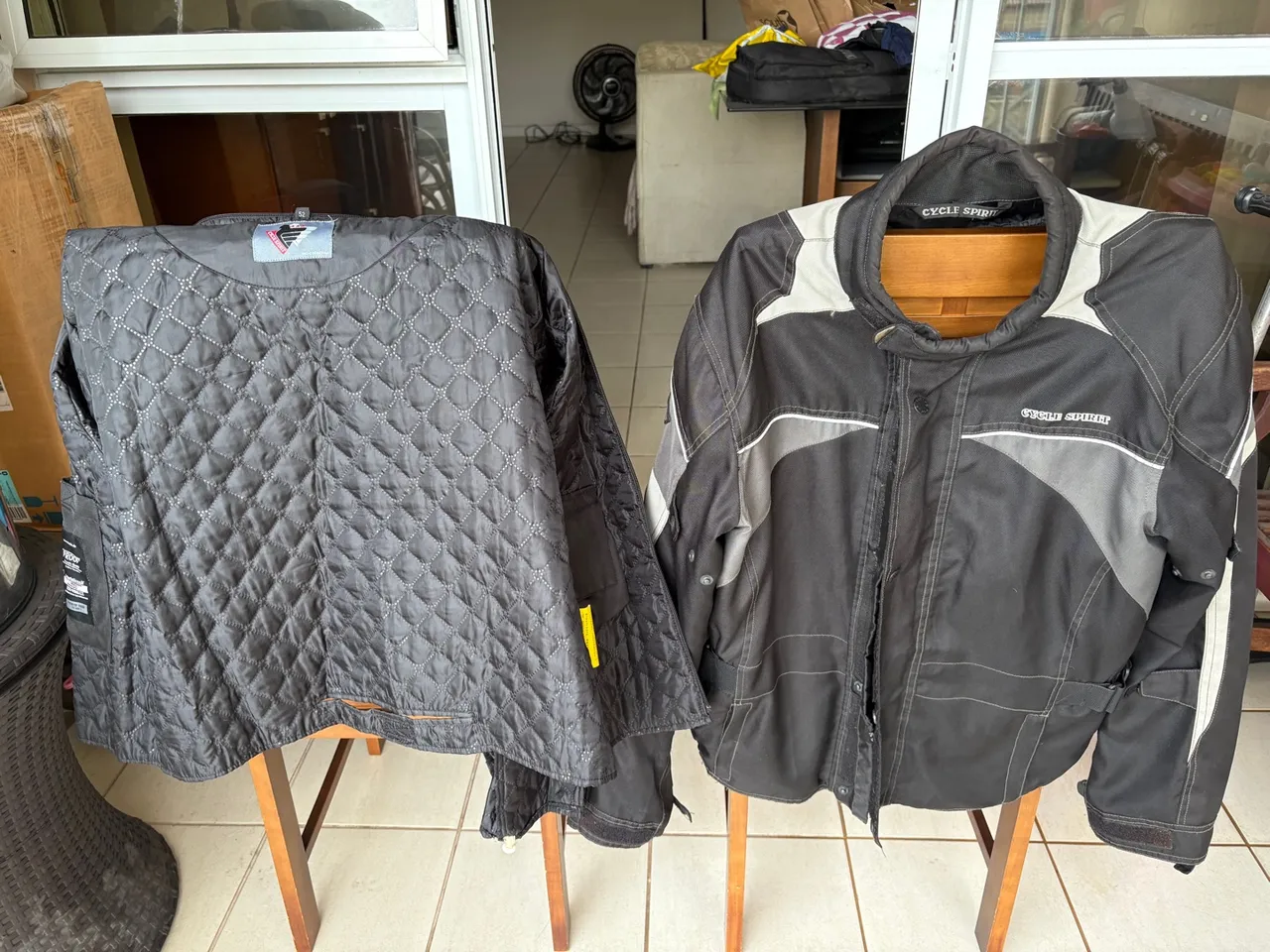 Jaqueta de Motociclista Cycle Spirit XG com proteções e forro térmico