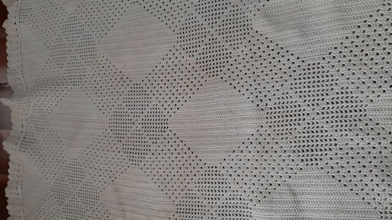 Colcha de crochê solteiro. Bege, lindíssima. - Foto 3