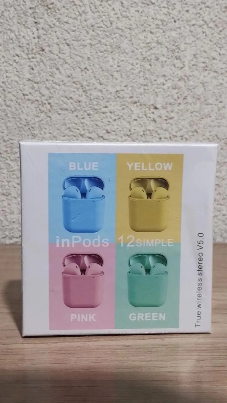 Fone de Ouvido Bluetooth inPods 12 Simple