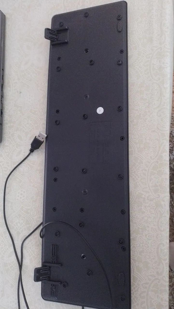 Teclado Preto com Fio - Foto 2