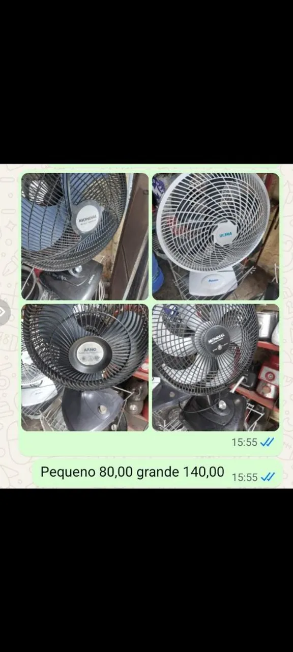 Ventiladores de mesa e coluna - Várias marcas