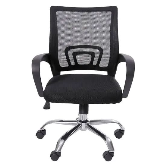 Cadeira de Escritório Mesh 3310 Preta com Rodinhas
