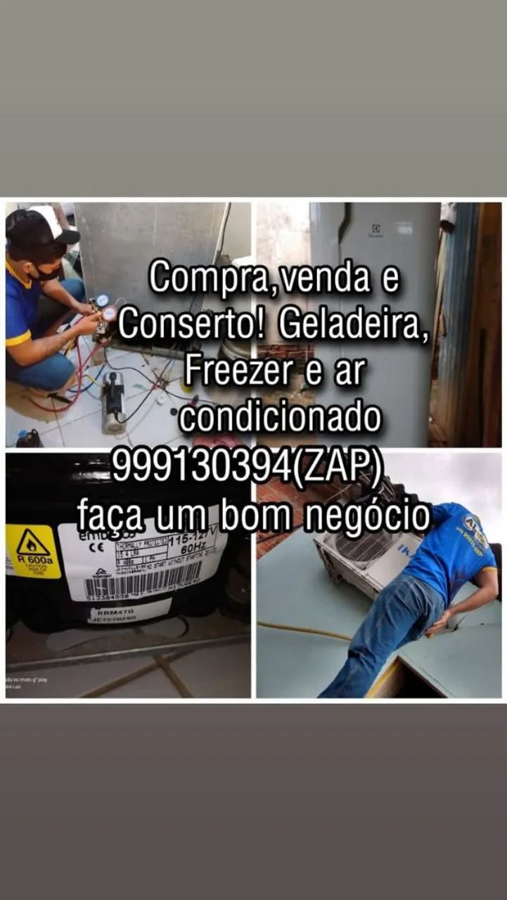 Instalação, manutenção e conserto de ar condicionado e geladeira