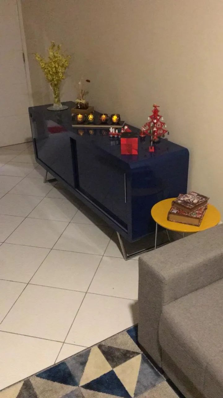 Buffet Aparador em Laca Azul