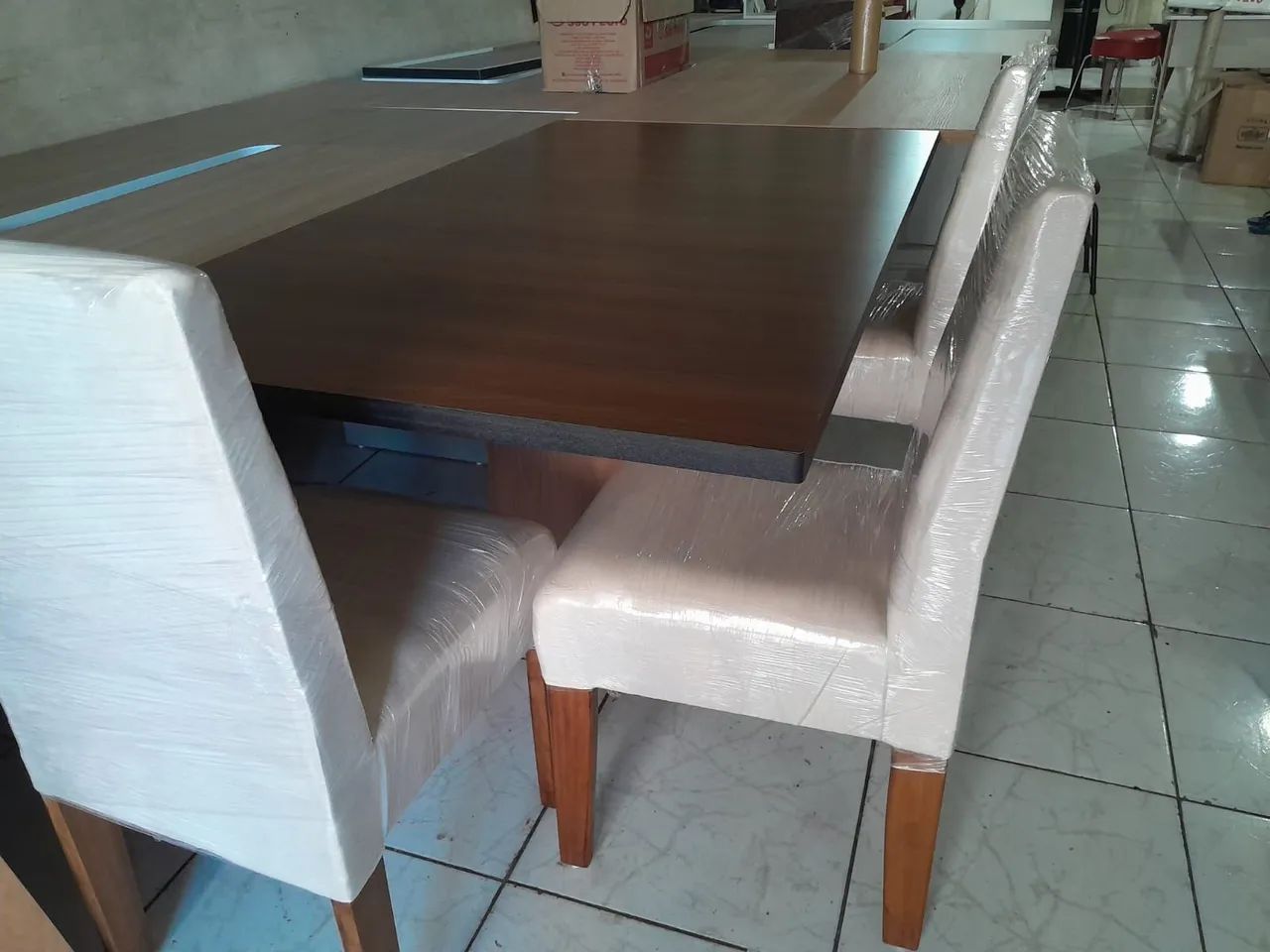 mesa com 4 cadeiras para sala de janta - Foto 5