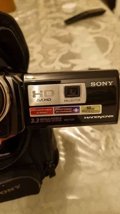 Filmadora Sony com Projetor Embutido HDR PJ10 - Foto 2