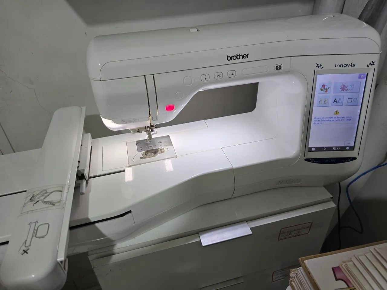 Maq de bordado brother bp 2100