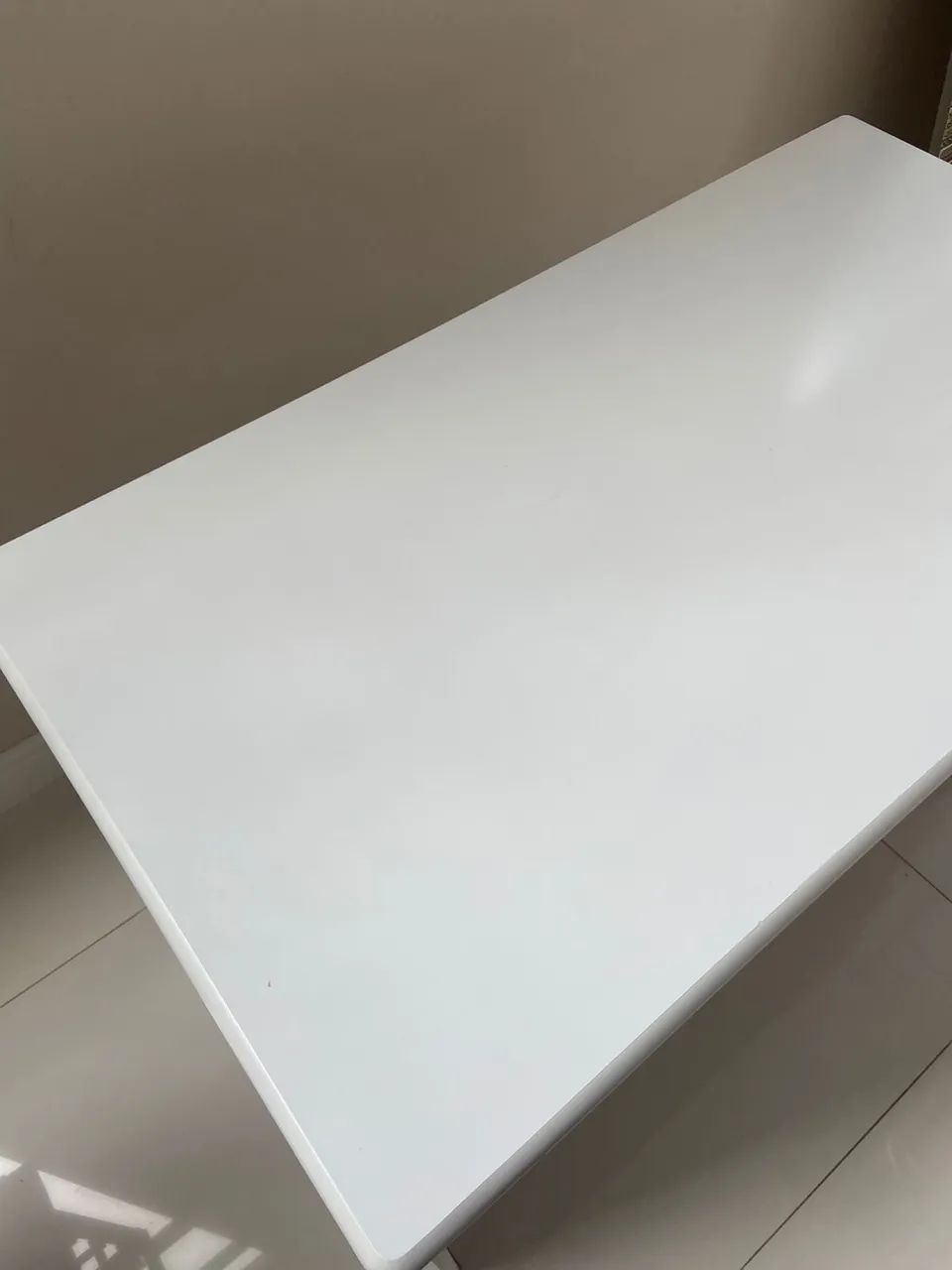 Mesa de escritório com 2 gavetas Branco  - Foto 4