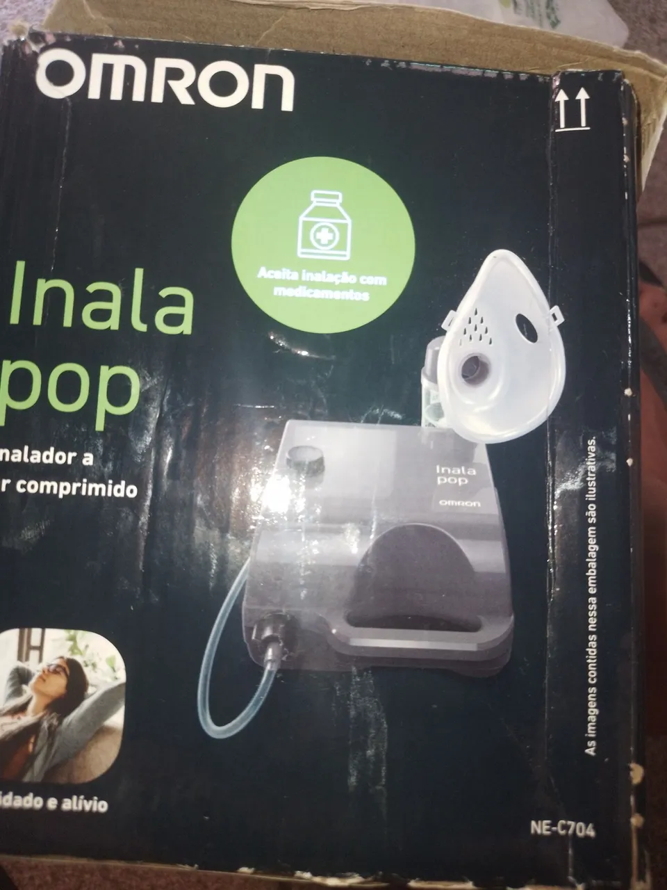 Inalador Nebulizador Omron Inala Pop - Alívio para as Vias Respiratórias