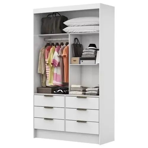 GUARDA-ROUPA SOLTEIRO COM ESPELHO... - Foto 3