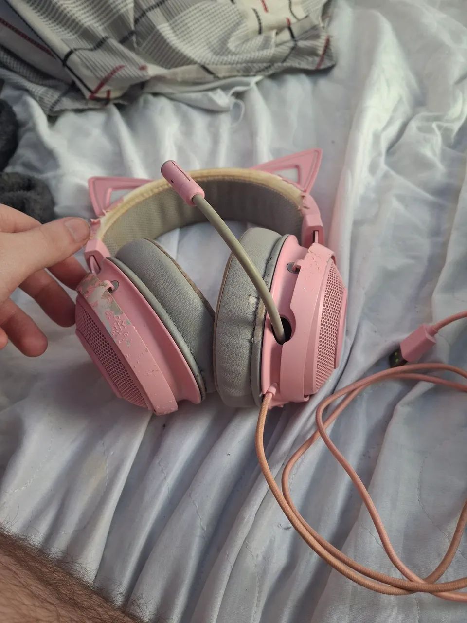 Razer Kraken Kitty Quartz Pink Original - Foto 5