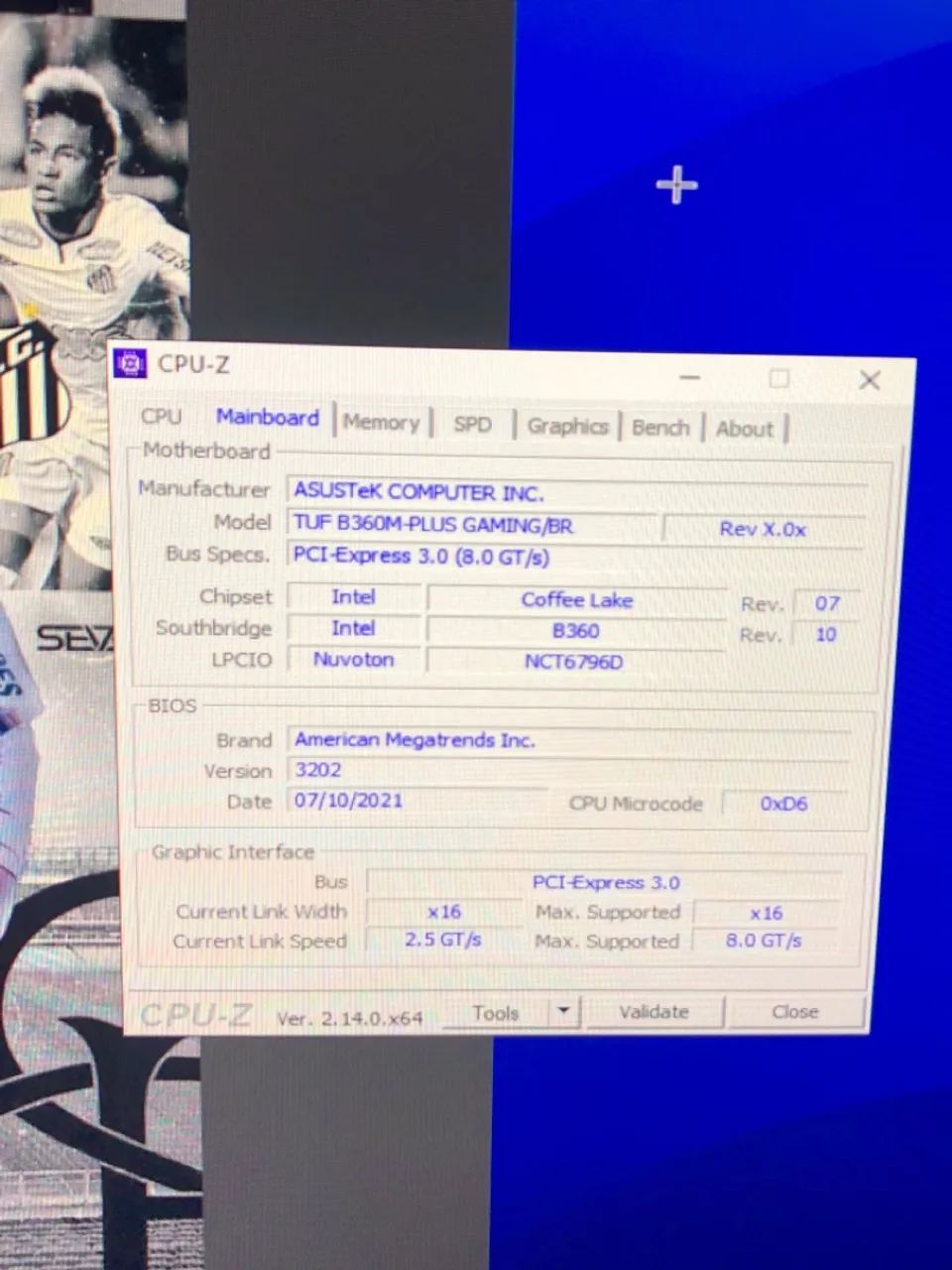 Processador i3-9100f 4.2GHz turbo + cooler + placa mãe TUF B360M-PLUS.