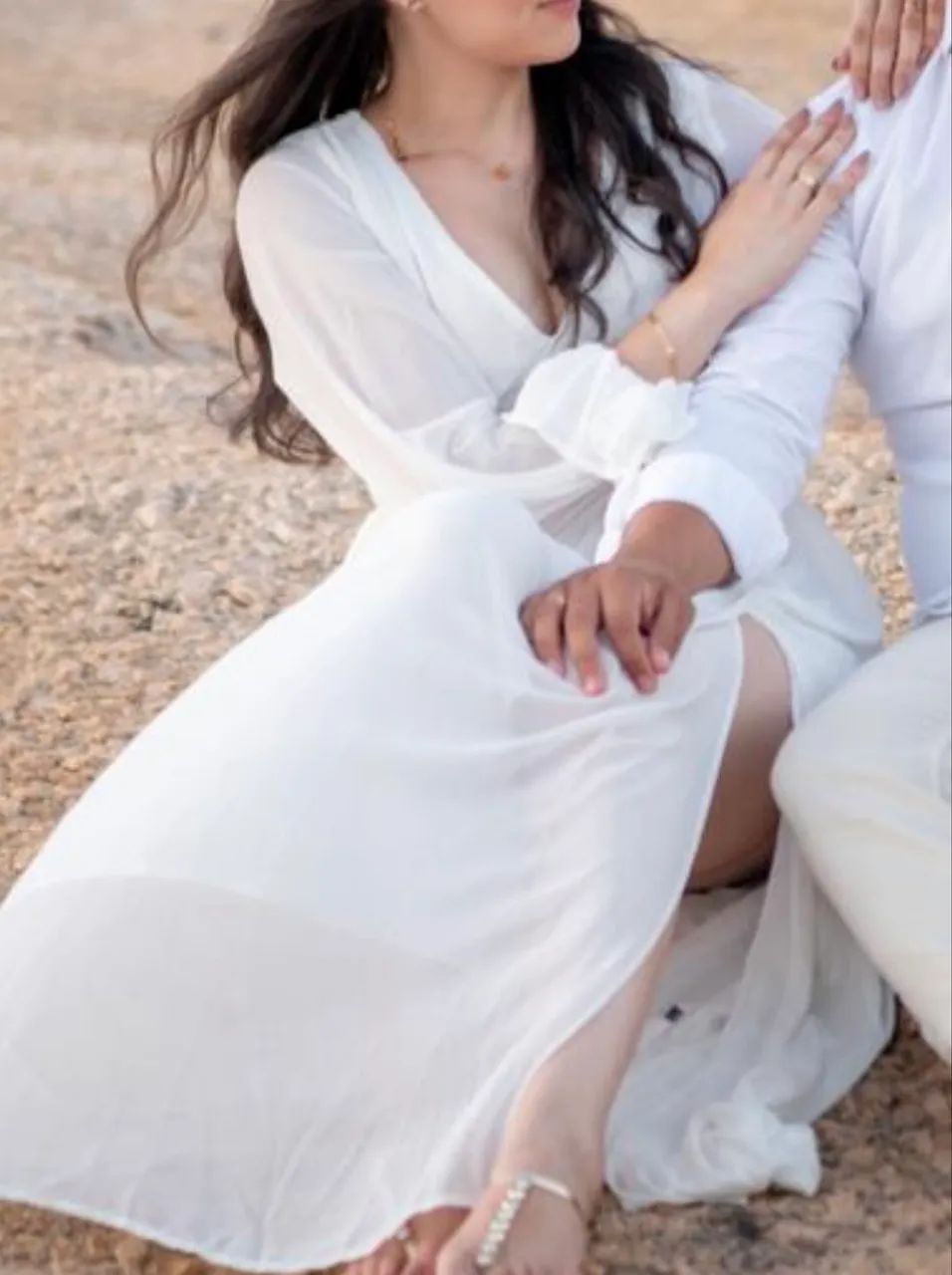 Vestido branco longo  - Foto 4