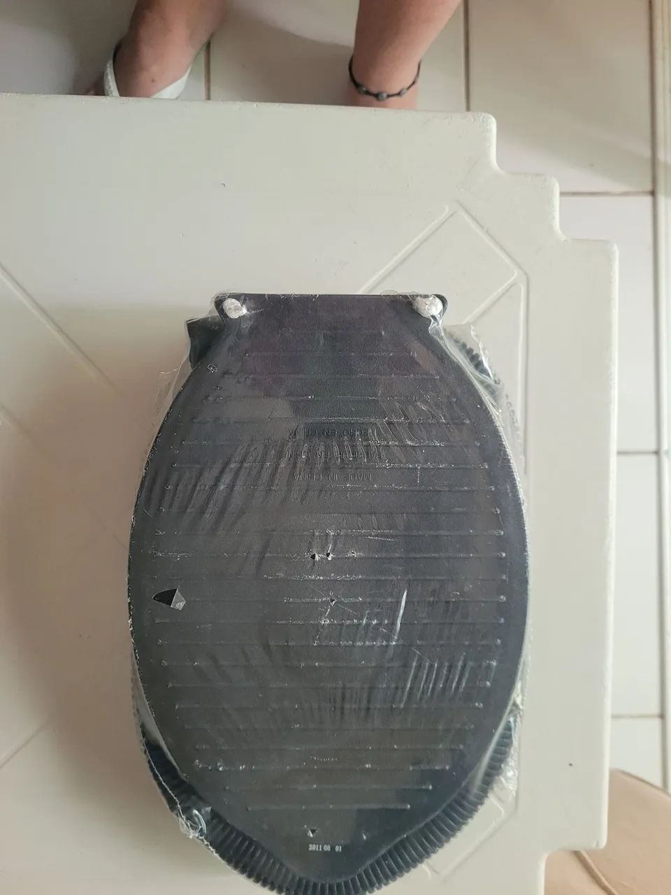Bomba manual de pé para encher colchão, bolas - Foto 5