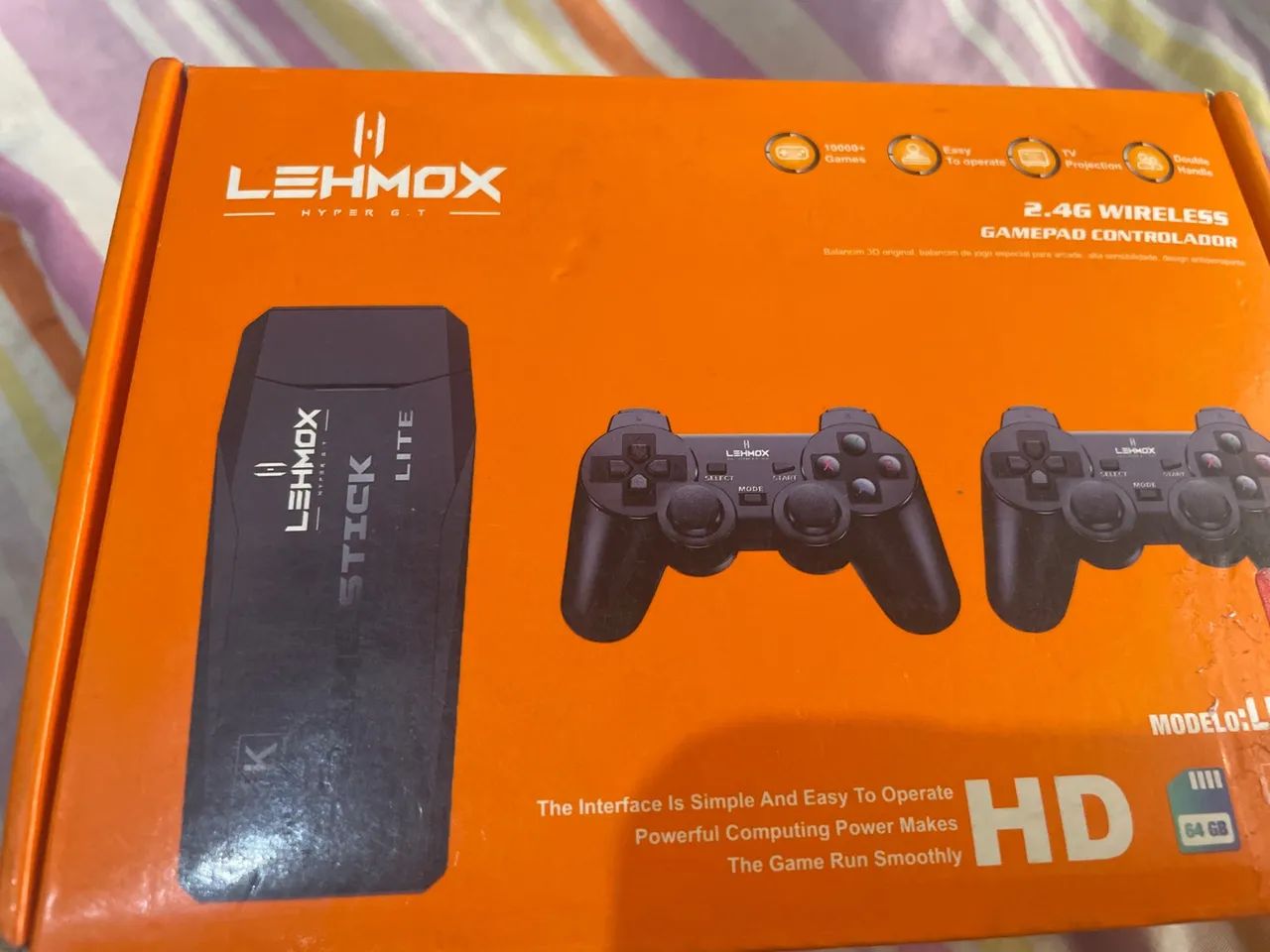 Gamepad Wireless 2.4G para PC, televisão e Android - Lehmox
