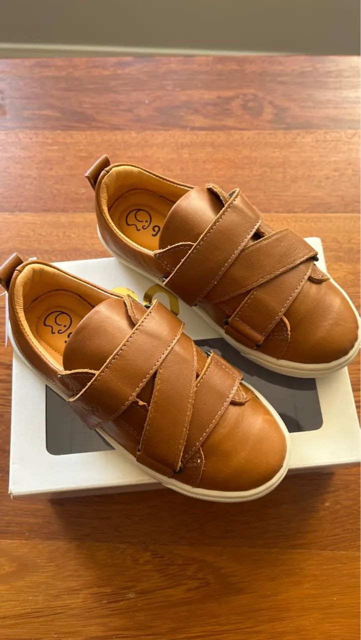 Tênis Infantil Couro com Velcro - Gambo - Conforto e Estilo! TAM 28 e 29 - Foto 2