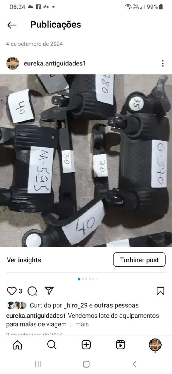 Acessórios de fabricação de malas de viagens 