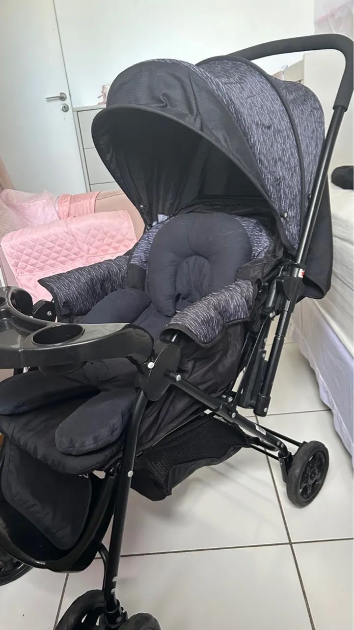 Carrinho de Bebê + Bebê conforto Costo Travel Reversível  - Foto 4