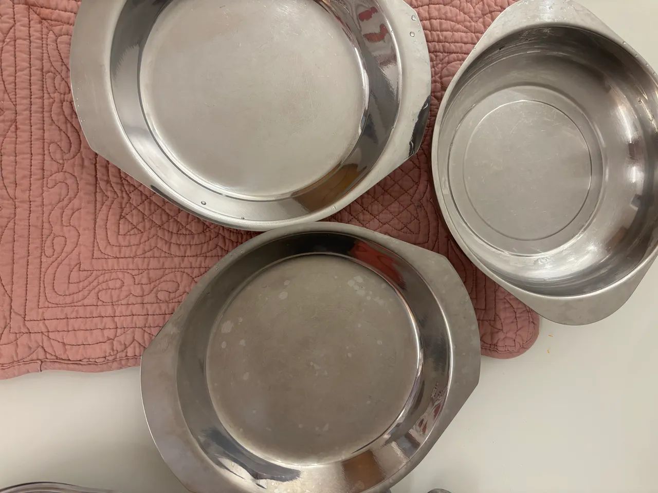 Utensílios de inox (travessas)