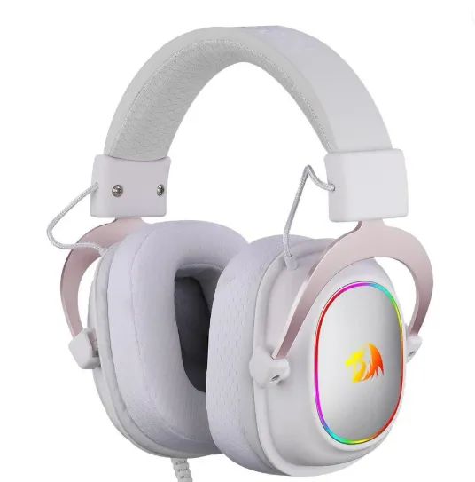 HEADSET GAMER REDRAGON ZEUS X RGB 7.1 ROSE - Foto 3