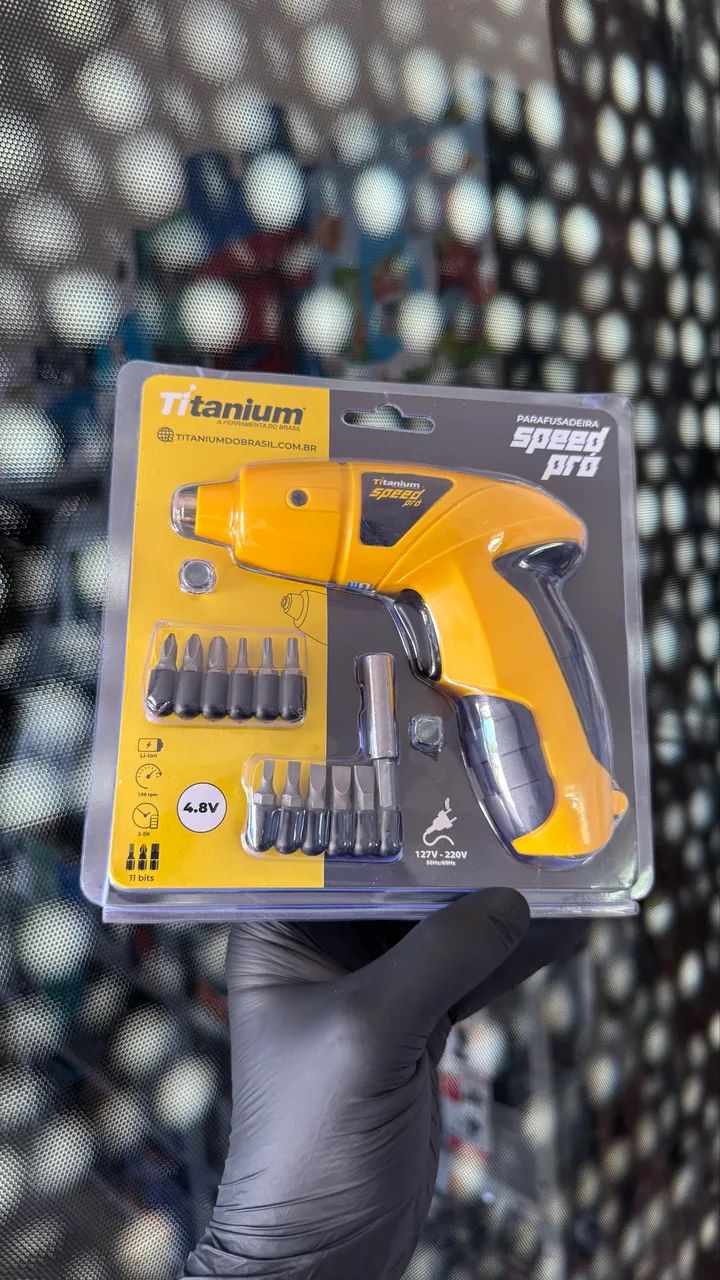 Parafusadeira elétrica sem fio 4.8V