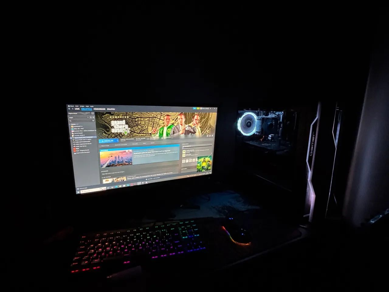 PC Gamer Completo - Potente e Pronto para JOGAR!