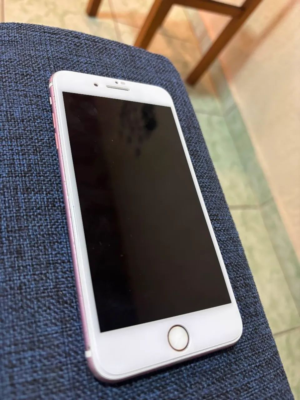 iPhone 7 Plus 128GB Rosa + Capinha - Bateria 100%