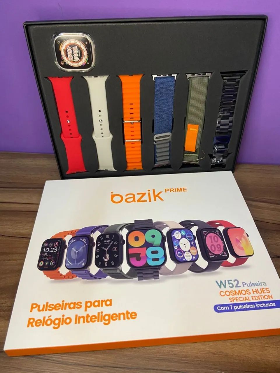 Kit de 7 Pulseiras para Smartwatch Bazik Prime W52