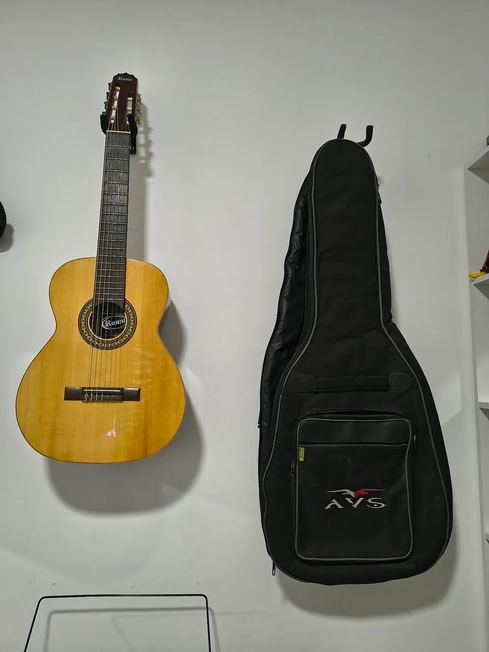 Violão Rozini 7 Cordas Estudante + Capa Acolchoada AVS