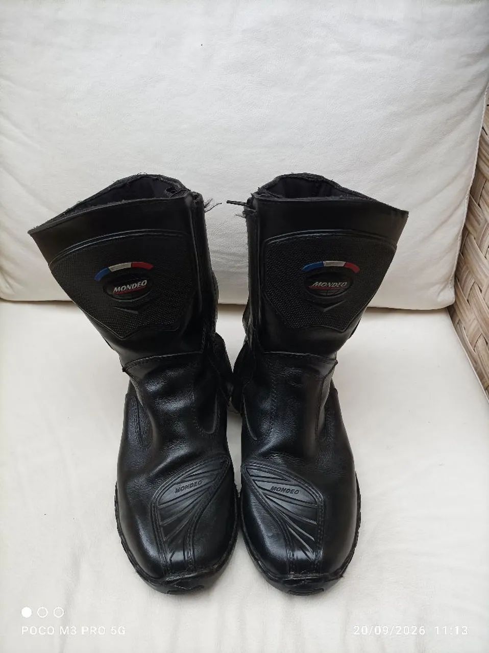 Bota de motociclista 